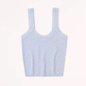 Abercrombie and Fitch Checkered Slim Scoopneck Tank